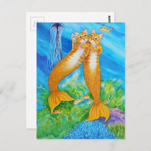 Carte Postale Tabby MerCats (Devant / Derrière)