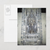 Carte Postale Tabernacle avec quatre saints couronnés (Devant / Derrière)