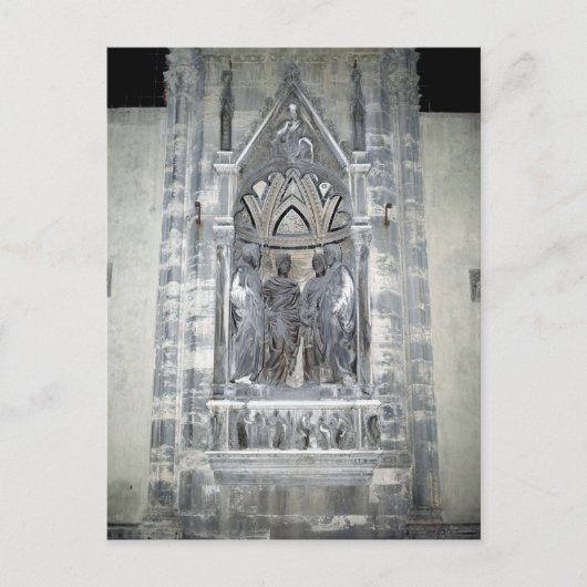 Carte Postale Tabernacle avec quatre saints couronnés (Devant)