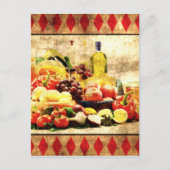 Carte Postale Table abondante (Devant)