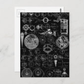 Carte Postale Table d'astronomie (Devant / Derrière)