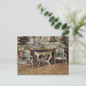 Carte Postale Table de console et deux fauteuils, 1745 (Debout devant)