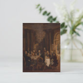 Carte Postale Table de dîner à Sanssouci, 1850 (Debout devant)