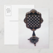 Carte Postale Table de jeux, c.1850-60 (Devant / Derrière)