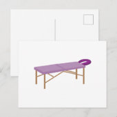 Carte Postale Table de massage (Devant / Derrière)