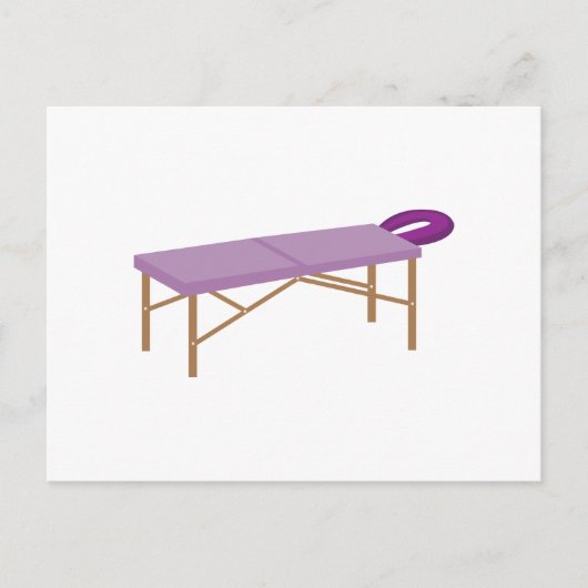 Carte Postale Table de massage (Devant)
