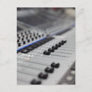 Carte Postale Table de mixage