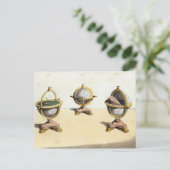 Carte Postale Table de rédaction du Globe Cabinett de Pitt (Debout devant)