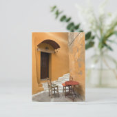 Carte Postale Table de trottoir, Canée, Crète, Grèce (Debout devant)