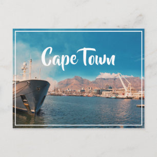 Carte Postale Table d'eau du Cap Table Mountain Waterfront Harbo