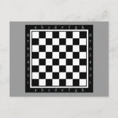 Carte Postale table d'échecs classique (Devant)