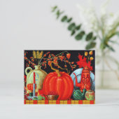 Carte Postale Table festive d'automne (Debout devant)