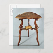 Carte Postale Table latérale Nenuphar, vers 1900 (Devant / Derrière)