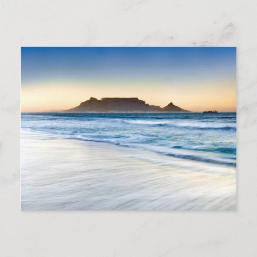 Carte Postale Table Mountain à travers Table Bay (Devant)