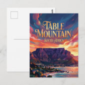 Carte Postale Table Mountain Afrique du Sud (Devant / Derrière)
