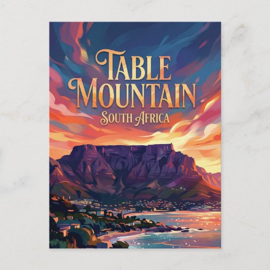 Carte Postale Table Mountain Afrique du Sud (Devant)