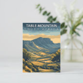 Carte Postale Table Mountain Afrique du Sud Vintage (Debout devant)