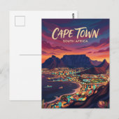 Carte Postale Table Mountain Skyline South Africa (Devant / Derrière)