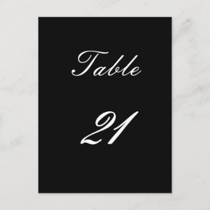 Carte Postale Table numéro 21