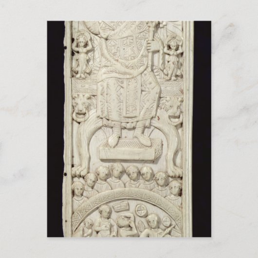 Carte Postale Table ronde du diptyque du consul Areobindus (Devant)