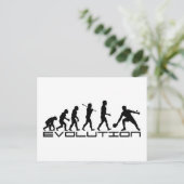 Carte Postale Table Tennis Sport Evolution Art (Debout devant)
