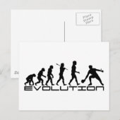 Carte Postale Table Tennis Sport Evolution Art (Devant / Derrière)