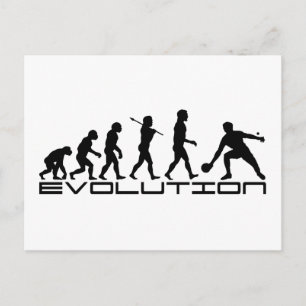 Carte Postale Table Tennis Sport Evolution Art