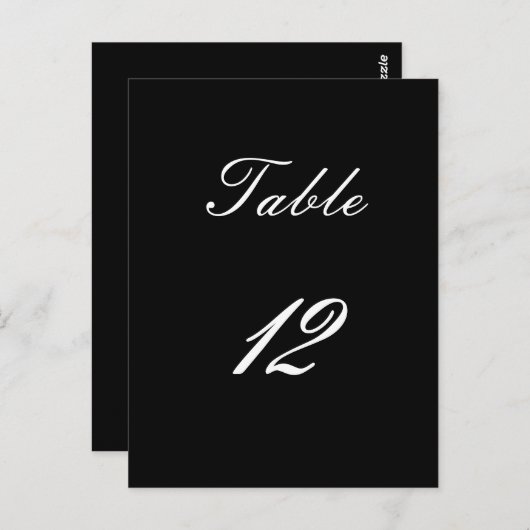 Carte Postale Tableau 12 (Devant / Derrière)