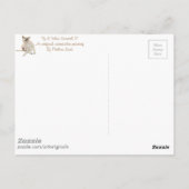 Carte Postale tableau à gratter avec un slogan drôle (Dos)