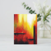 Carte Postale Tableau Abstrait de Hizli (Debout devant)