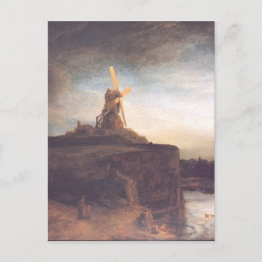 Carte Postale Tableau Art Rembrandt (Devant)