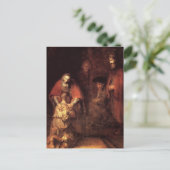 Carte Postale Tableau Art Rembrandt (Debout devant)