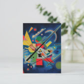 Carte Postale Tableau bleu de Wassily Kandinsky (Debout devant)