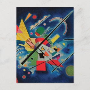 Carte Postale Tableau bleu de Wassily Kandinsky
