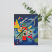 Carte Postale Tableau bleu de Wassily Kandinsky (Debout devant)