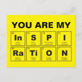 Carte Postale Tableau chimique périodique des éléments : InSPIRa (Devant)