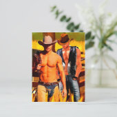 Carte Postale Tableau : Cowboy Corral (Debout devant)