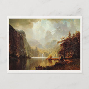 Carte Postale Tableau d'Albert Bierstadt, Dans les montagnes 186