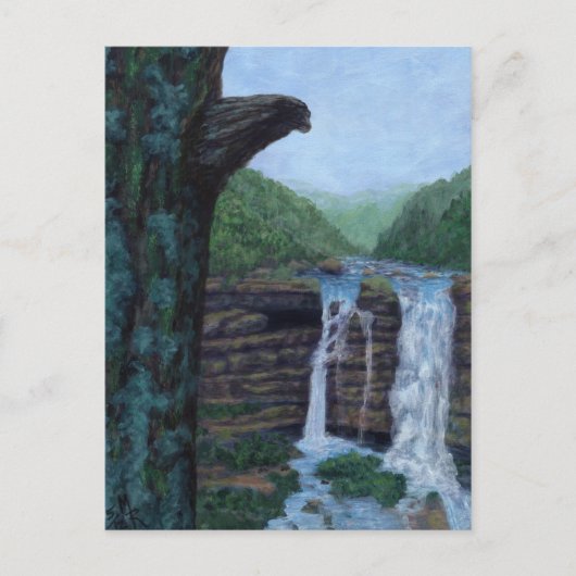 Carte Postale Tableau de Bear Falls (Devant)