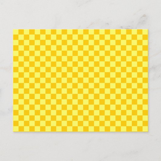 Carte Postale Tableau de bord classique de la combinaison jaune (Devant)