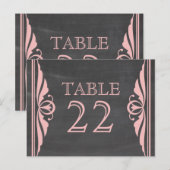 Carte postale Tableau de bord rose déco (Devant / Derrière)