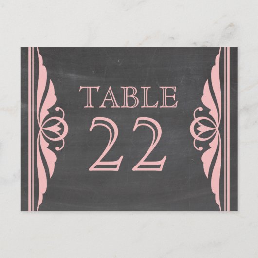 Carte postale Tableau de bord rose déco (Devant)