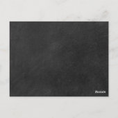 Carte Postale Tableau de bord simple Enregistrer la définition d (Dos)