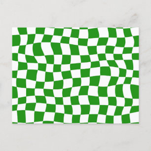 Carte Postale Tableau de contrôle dépoli vert foncé