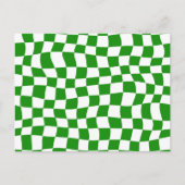 Carte Postale Tableau de contrôle dépoli vert foncé (Devant)