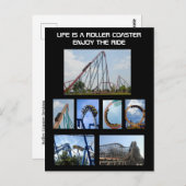 Carte Postale Tableau de Dessous de verre à rouleaux (Devant / Derrière)