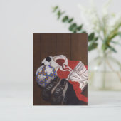 Carte Postale Tableau de football vintage (Debout devant)