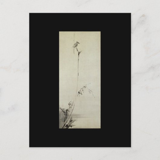 Carte Postale Tableau de Miyamoto Musashi, c. Années 1600 (Devant)