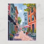 Carte Postale Tableau de Newport Rhode Island (Devant)