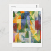 Carte Postale Tableau de Robert Delaunay (Devant / Derrière)